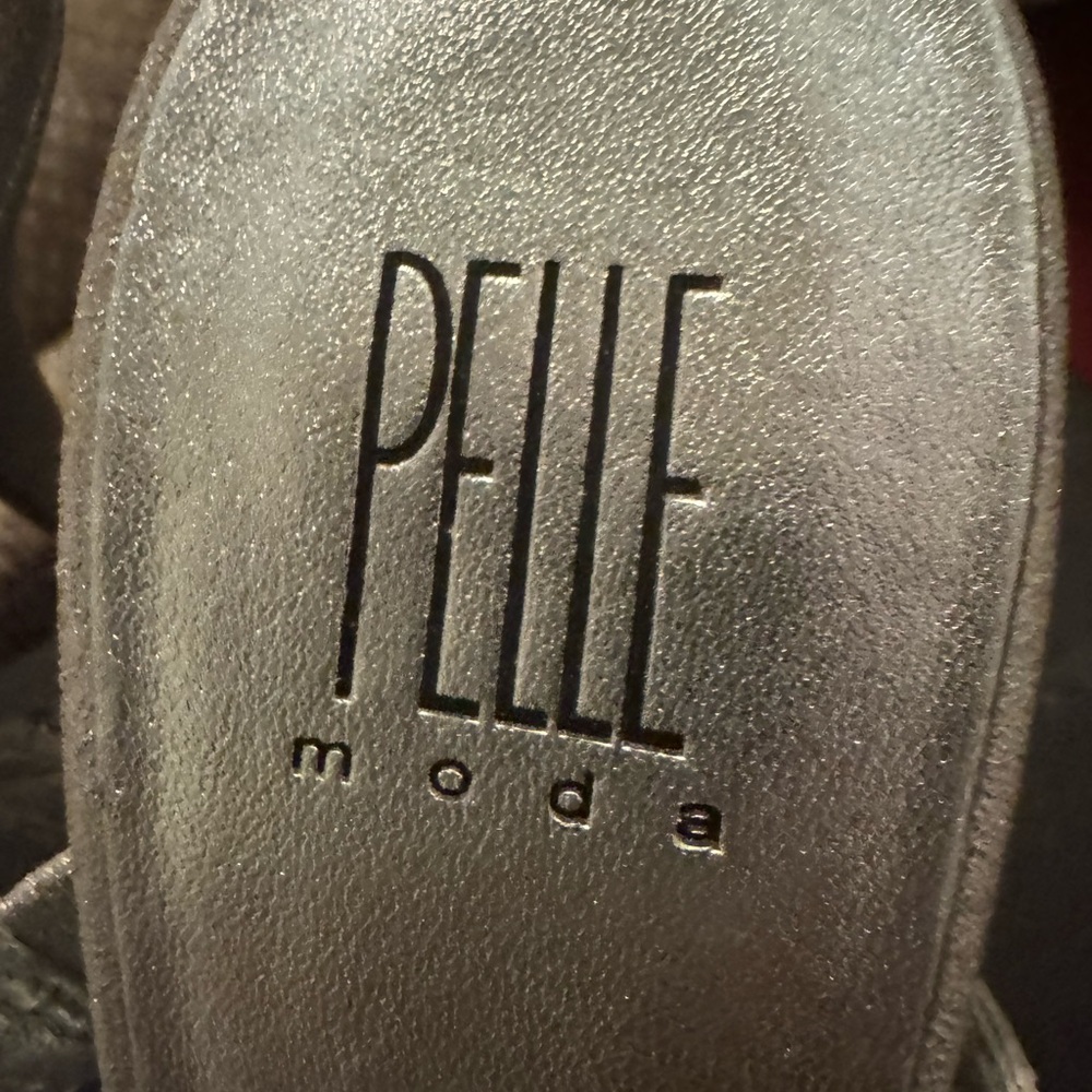 Pelle Moda Silver Rhinestone Heels - Picture 5 of 6